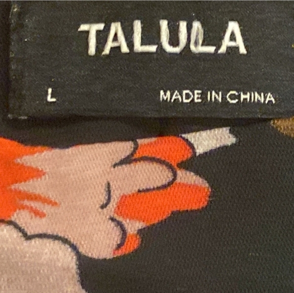 Aritzia Talula Rare Asian low back sleeveless top Black Size Large - Gorgeous - Picture 2 of 3